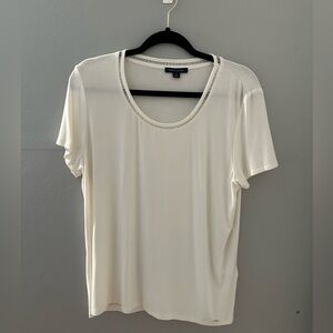 Cream Tommy Hilfiger Blouse Size Large